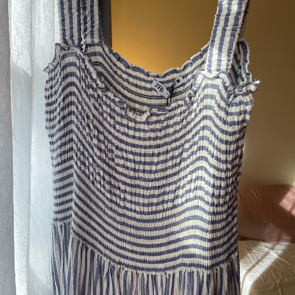 Zara Striped Maxi Dress